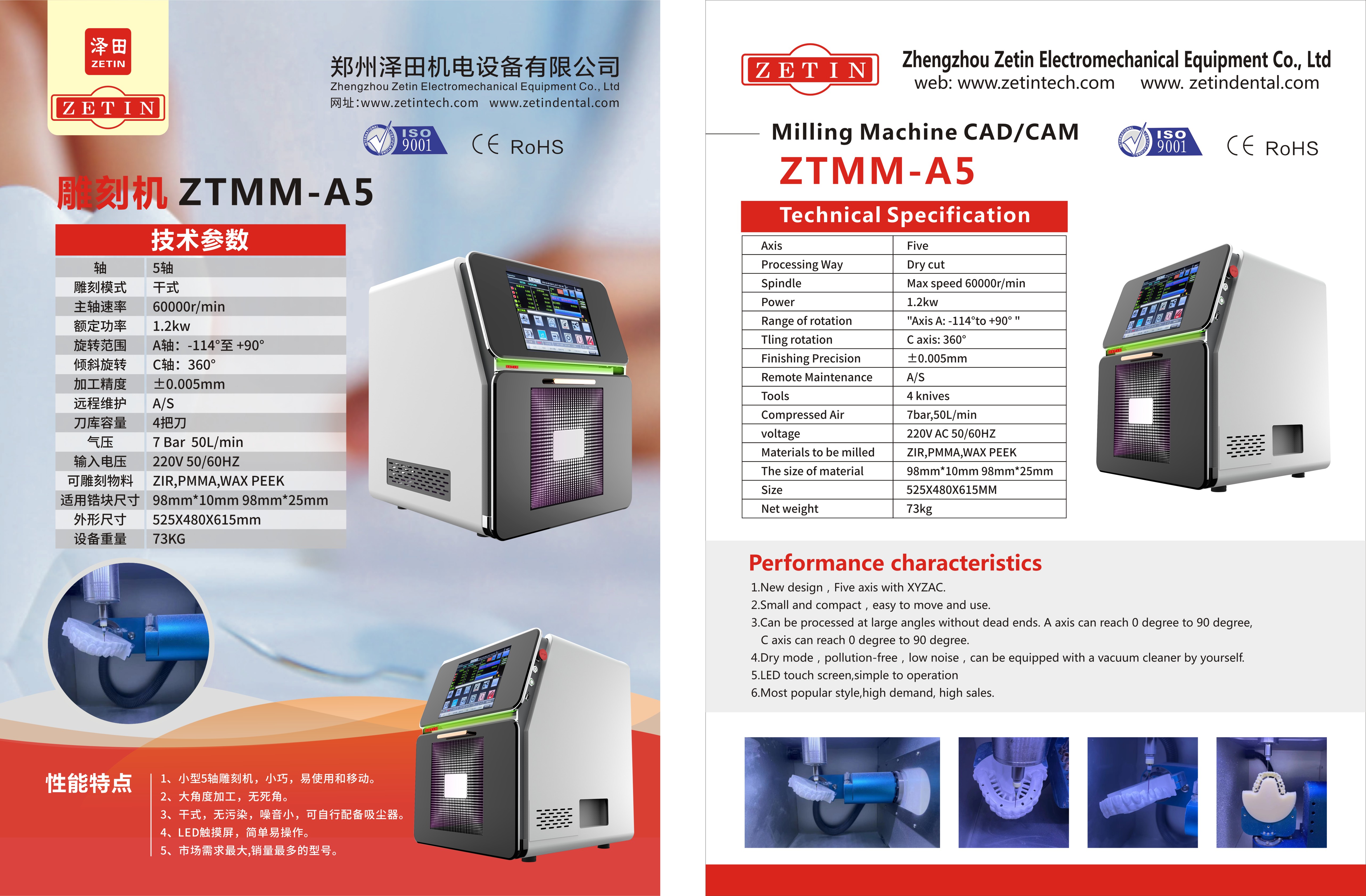 ZETIN Milling Machine 